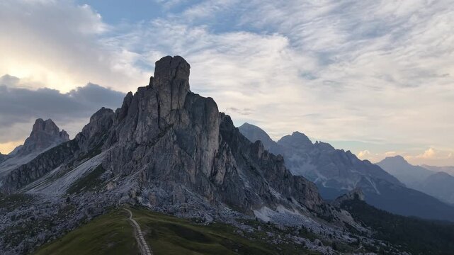 Ra Gusela- Passo Giau- Dolomites- Eastern Alps. Italy.