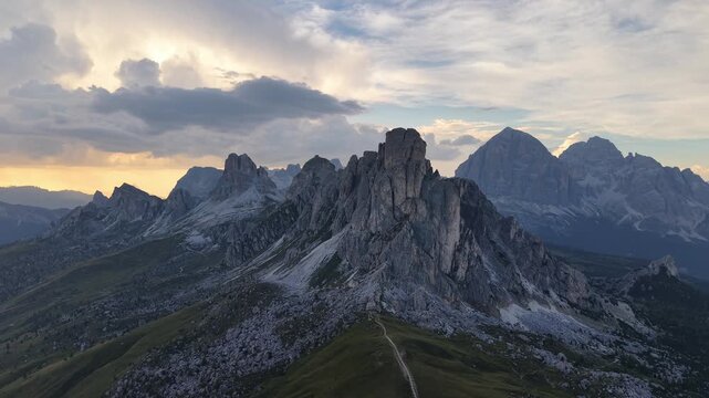 Ra Gusela- Passo Giau- Dolomites- Eastern Alps. Italy.