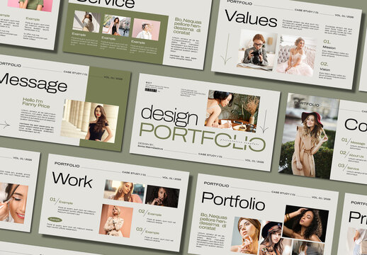 Design Portfolio Presentation Template
