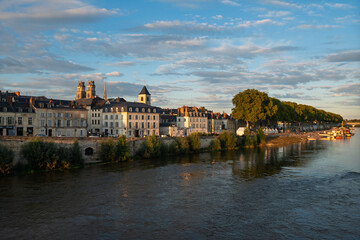 Fototapeta premium Orléans – a city in France, on the Loire River, the capital of the Centre-Val de Loire region and the Loiret department