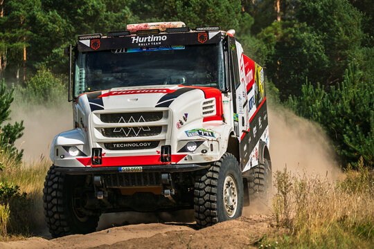 The IVECO MMT Evo 4 rally car, built by the Czech company MM Technology