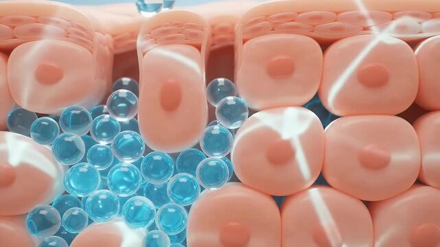 Hyaluronic Acid Gel Infiltration and Deep Dermal Moisture Ingress