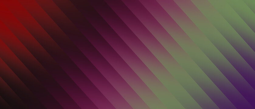Abstract diagonal line pattern background with red purple green color
