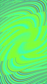Abstract background with swirling curved lines in vibrant neon green and lime colors.