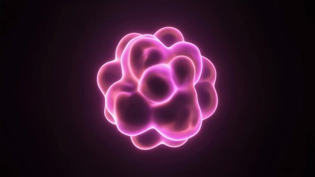 分裂を繰り返し増殖する発光細胞