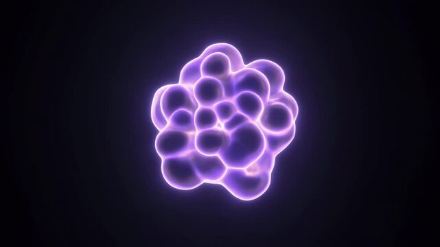 分裂を繰り返し増殖する発光細胞