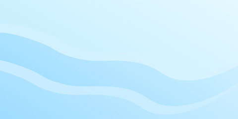 Obraz premium Modern white wavy glowing lines on a blue background. Futuristic digital high-technology art abstract simple