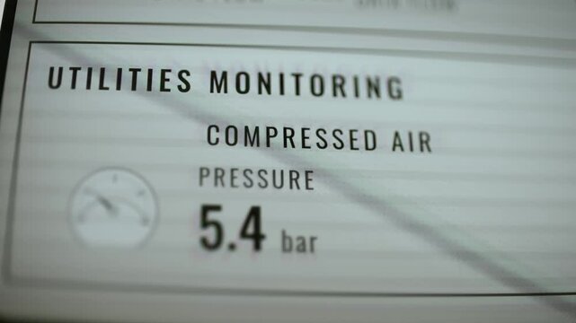 Compressed air pressure increases to 5.5 bar