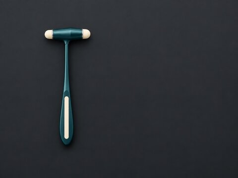 reflex hammer graphic shape one bold accent color against