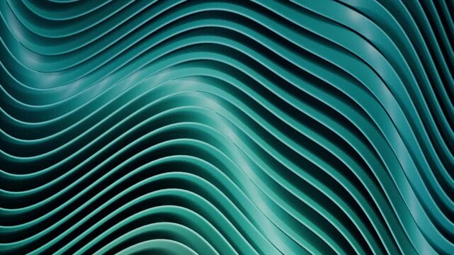 Abstract color 3d waves geometric shapes bg able to loop endless 4k