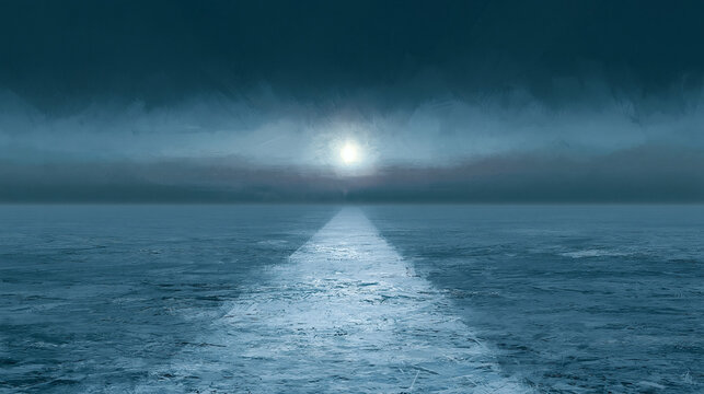 Featureless Plain Stretching to an Infinite Horizon