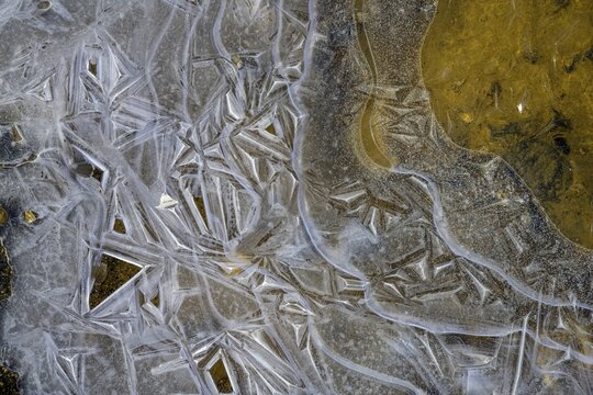 Ice structures on the ground, Kerlingarfj&ouml;ll, Su&eth;urland, Iceland