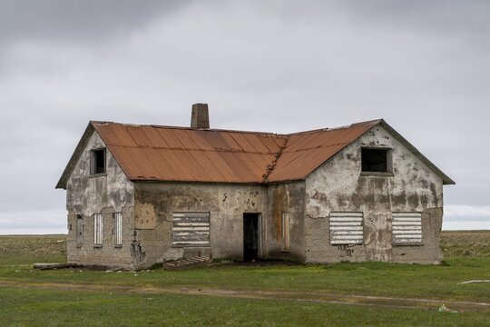 Abandoned derelict house, Langanes Peninsula, Iceland