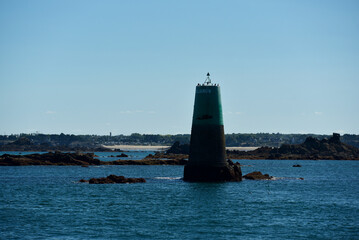 Phares et balises en baie de Saint-Malo © Anthony SEJOURNE