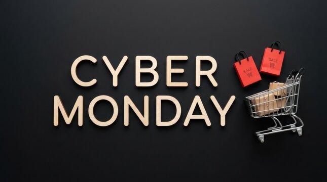 Cyber Monday Shopping Concept