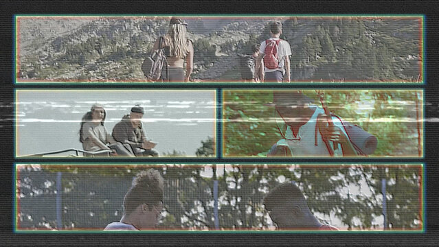 VHS Split Screen Frame 06