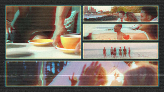 VHS Split Screen Frame 10