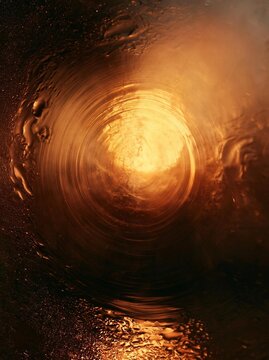 Abstract digital art piece that appears to be a close-up of a circular vortex or vortex.