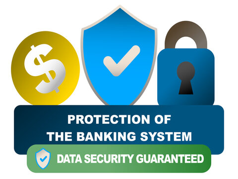 US coin, shield, lock and arrow up. Protection of the banking system. Data security guaranteed. Marketing analysis, analytics. 3D plasticine illustration. right tick check mark icon vector