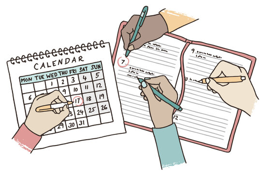 Team Planning and Scheduling With Calendar and Notebook for Collaborative Time Management