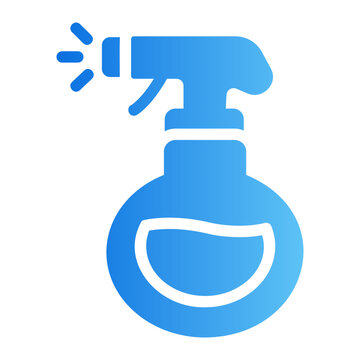 Spray bottle Line Gradient Icon