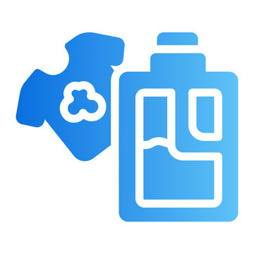 Stain remover Line Gradient Icon