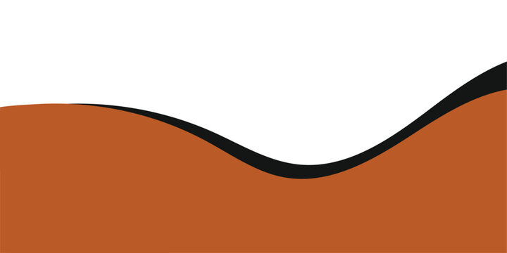 Dynamic abstract vector background with a smooth wavy black line .