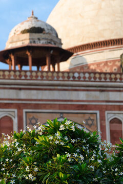 Humayun's Tomb in New Delhi, India. It is the tomb of Mughal Emperor Mirza Nasir al-Din Muhammad, commonly known as Humayun.