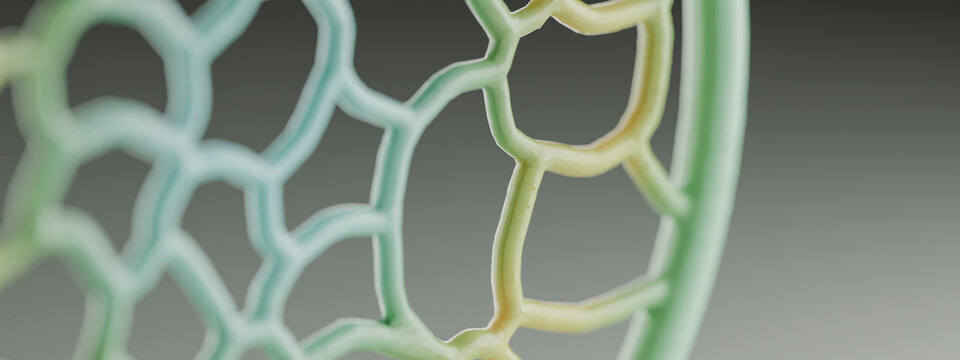 3D Cellular Mesh Gradient