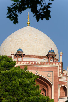 Humayun's Tomb in New Delhi, India. It is the tomb of Mughal Emperor Mirza Nasir al-Din Muhammad, commonly known as Humayun.