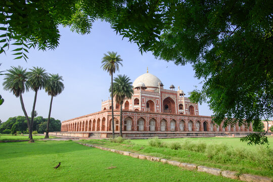Humayun's Tomb in New Delhi, India. It is the tomb of Mughal Emperor Mirza Nasir al-Din Muhammad, commonly known as Humayun.