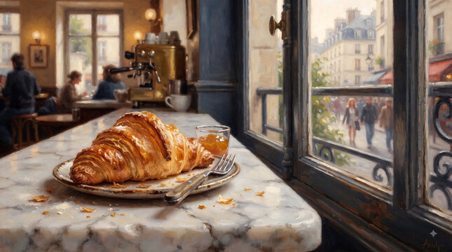 Croissant, Paris France