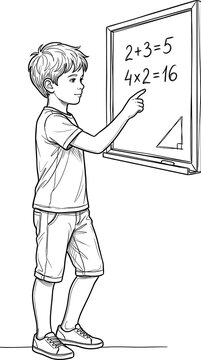 Kids Learning Math: Basic Arithmetic, Addition, Multiplication, Geometry, Elementary Education, School Tutoring, Whiteboard Lessons, Early Childhood STEM, Fun Learning