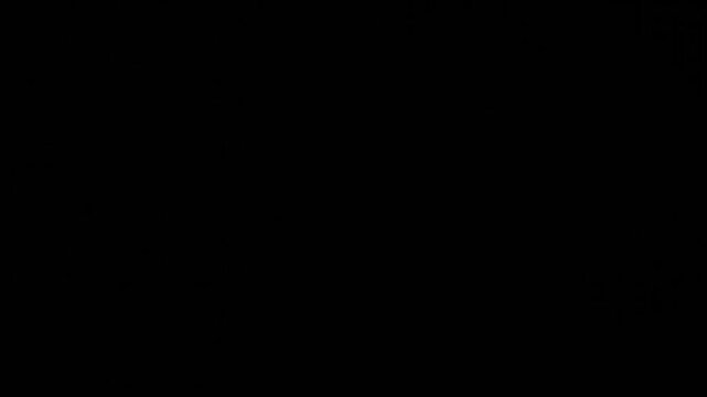 Lightning strikes and electric flashes on a dark background