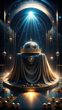 Behind the veil of opulence, innovations subtle essence is revealed in this masterful blend of abstraction and luxury