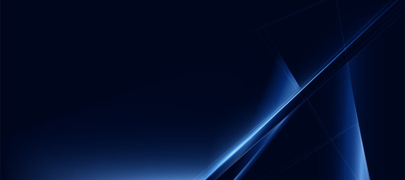 Modern Blue Abstract background with diagonal lines and polygon elegant background and banner business product present
