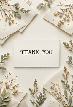 Modern Botanical Appreciation Card