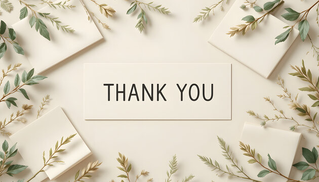 Botanical Appreciation Thank You Message