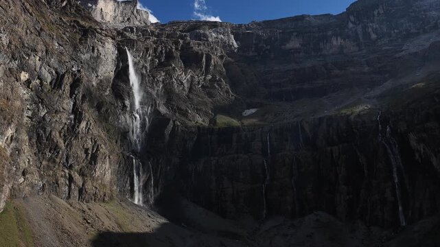 cirque de gavarnie landscape in the french pyrenees 