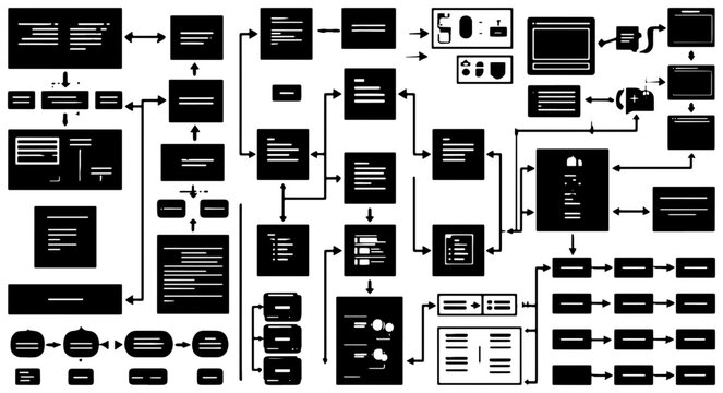 Complex Flowchart Diagrams, Business Process Maps, System Architecture Schematics, Data Flow Charts, Technical Documentation Graphics