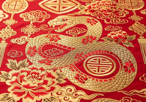 Crimson Serpent's Ascent: A Tapestry of Fortune