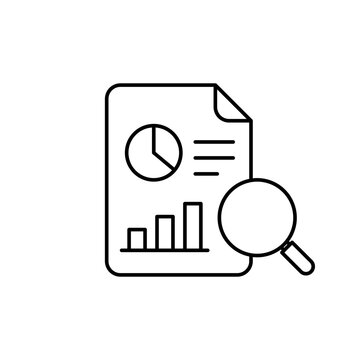 Information analysis icon