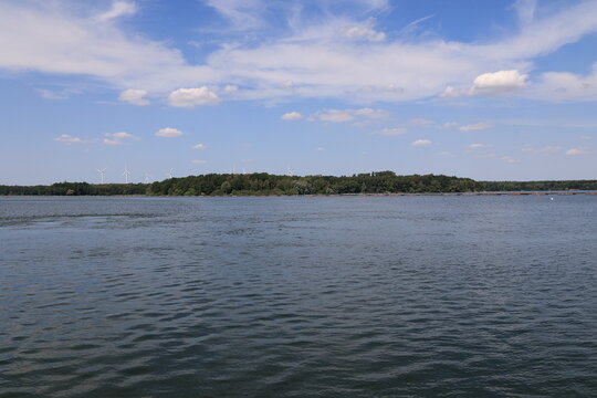 Blick auf den Halterner Stausee im Ruhrgebiet	