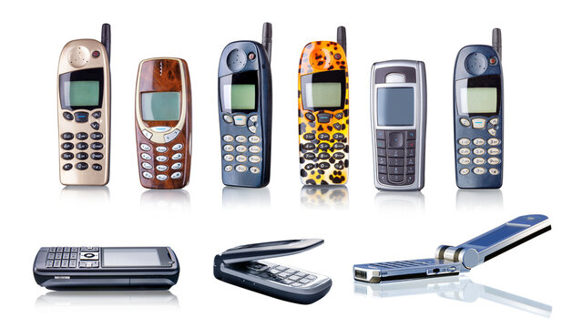 various mobile phones