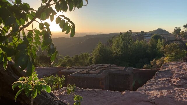 The Monolithic Church of Saint George in Lalibela, Ethiopia