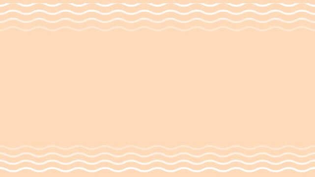 Minimalist Pastel Background with Soft White Wave Pattern