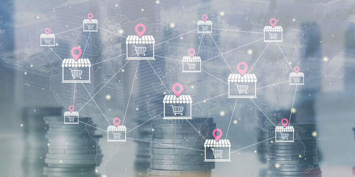 E-Commerce Retail Store Network for Global Inventory Management and Sales Operations