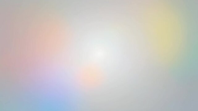中心でゆらめく淡い色のぼかし光