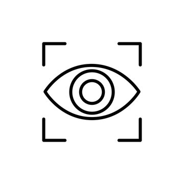 目の生体認証アイコン