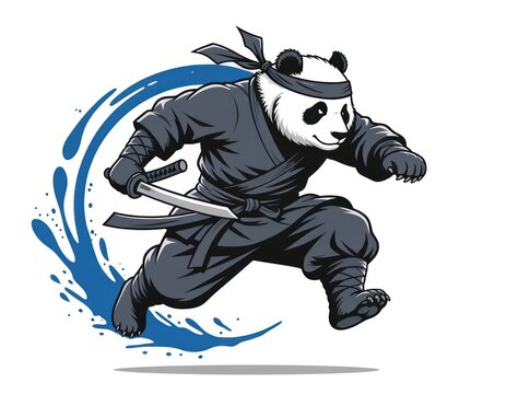 Panda ninja warrior